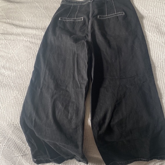 BDG Pintuck Leroy Wide Leg Black Jean - Picture 9 of 10